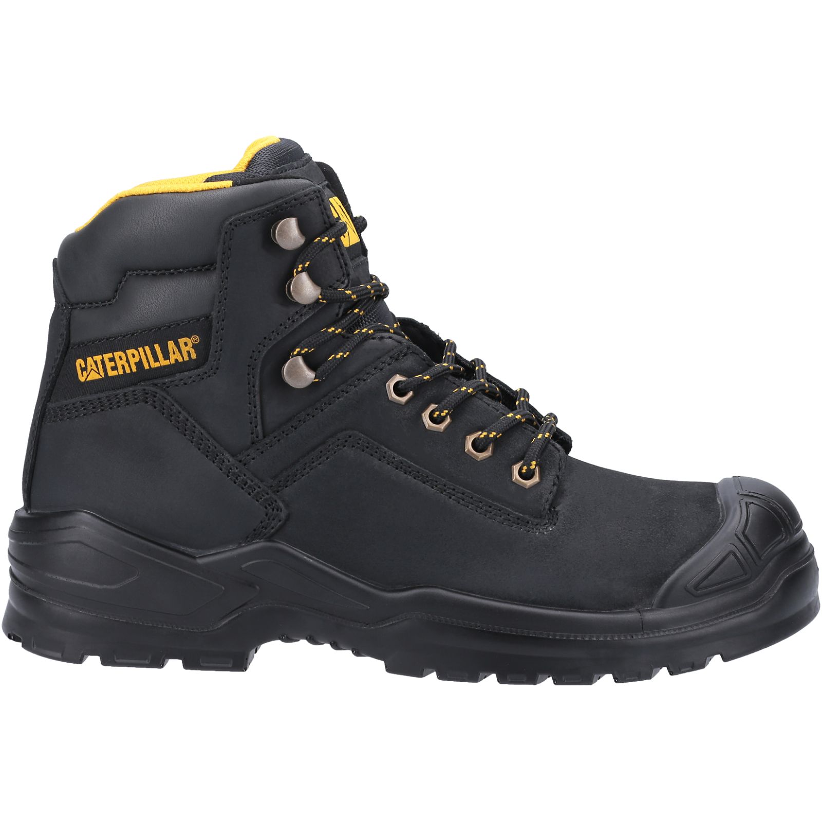 Caterpillar Striver Bump Steel Toe S3 Src Philippines - Mens Work Boots - Black 61879LBYK